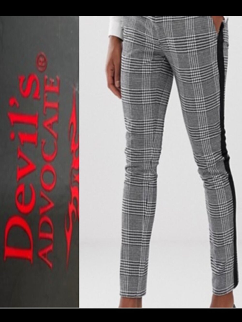 Skinny checkered/tartan pants - Size 32/32 - by Devil's Advocate (like ASOS)
